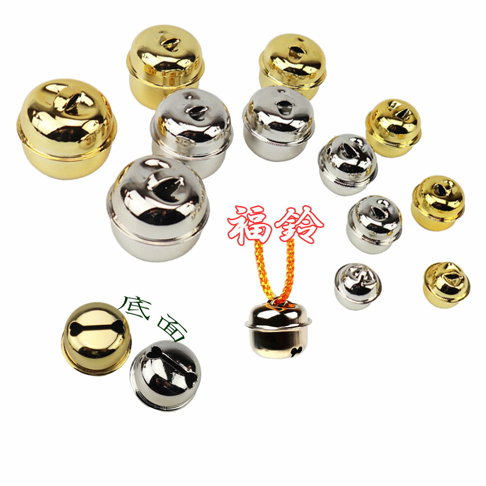楽天市場】鈴 特大【金色】【1個入り】直径約20mm 紐通し穴約