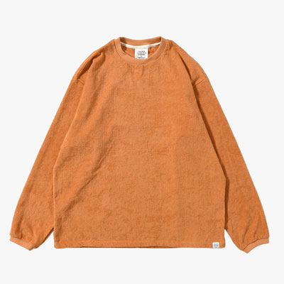 THING FABRICS シング ファブリックス パイルプルオーバー トップス メンズ 長袖 今治西洋手ぬぐい ロンT 25秋冬 LS TEE 2粍 PILE -3.COLOR-