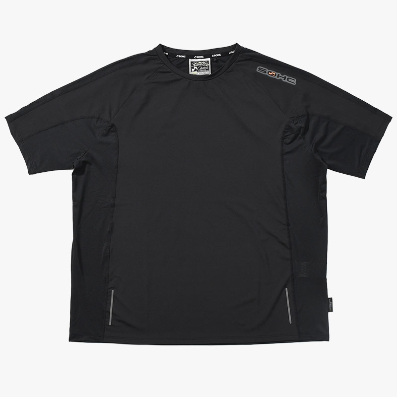 SOMEWHERE OUTSIDE HIKING COMPANY サムウェアアウトサイドハイキングカンパニー メッシュカットソー SOHC 26春夏 MESH PANEL HIKIN T-SHIRT -2.COLOR-