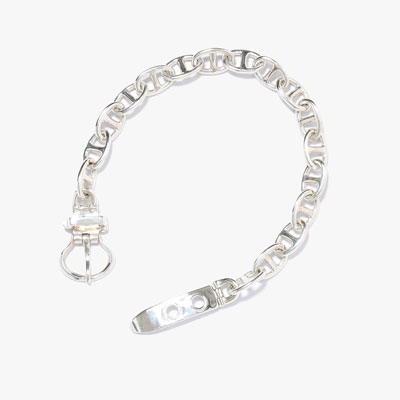 Garden of eden ガーデンオブエデン チェーン店腕輪 しろがね色付属物 差し上げ物 SILVER925 ANCHOR CHAIN HORSE SHORE BUCKLE BRACE -SILVER-