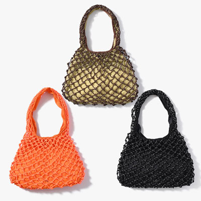 F/CE. エフシーイー トートバッグ メンズ 嚢 ナイロン アウトドア 赤銅色/オレンジ色/黒いこと KNOTTING ONE SHOULDER -3.COLOR-