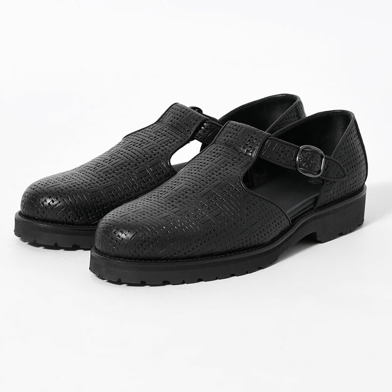 EMBOSSED CZECH GURKHA SANDAL - IDIOME | ONLINE SHOP 熊本の