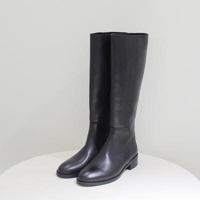 楽天市場】REMME レメ カウレザー バックジッパー ロングブーツ