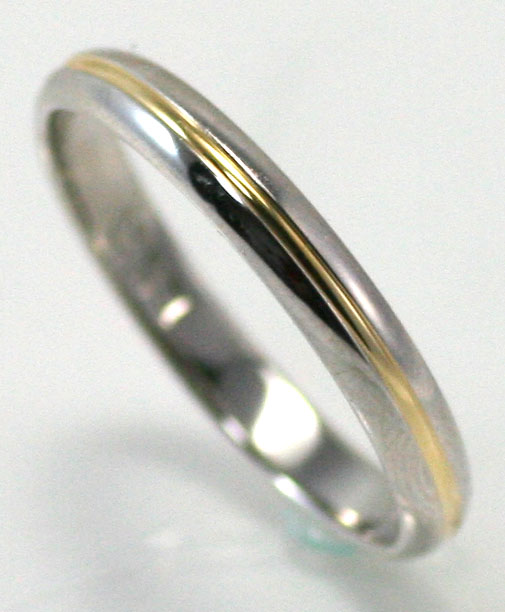 結婚指輪 マリッジリング アルテミス コンビリング ファッションザセール プラチナ900 コンビ k18 18金 pt900 ホールマーク