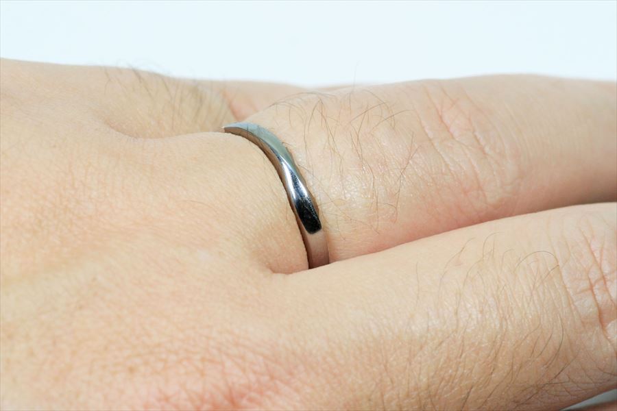 当店だけの限定モデル 結婚指輪 マリッジリング プラチナ リング 刻印