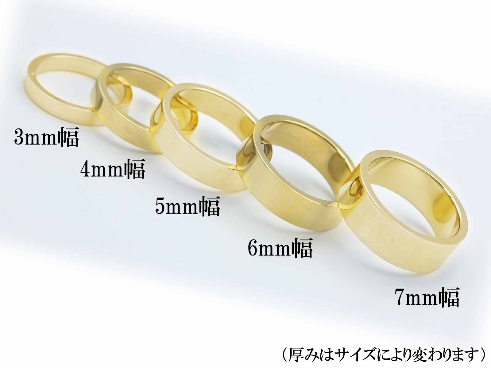 K24平打ち 結婚指輪 マリッジリング 6mm幅 24k ゴールド ユニセックス