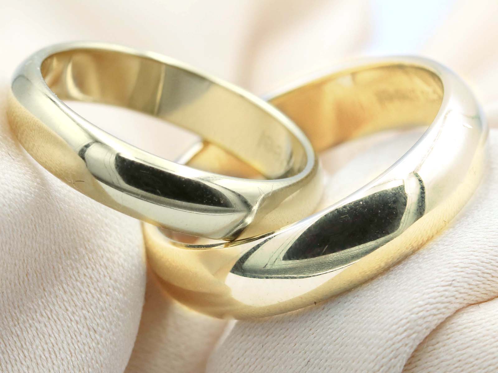K24 純金 24金 甲丸リング 結婚指輪 シンプル 男女兼用 8号 - リング