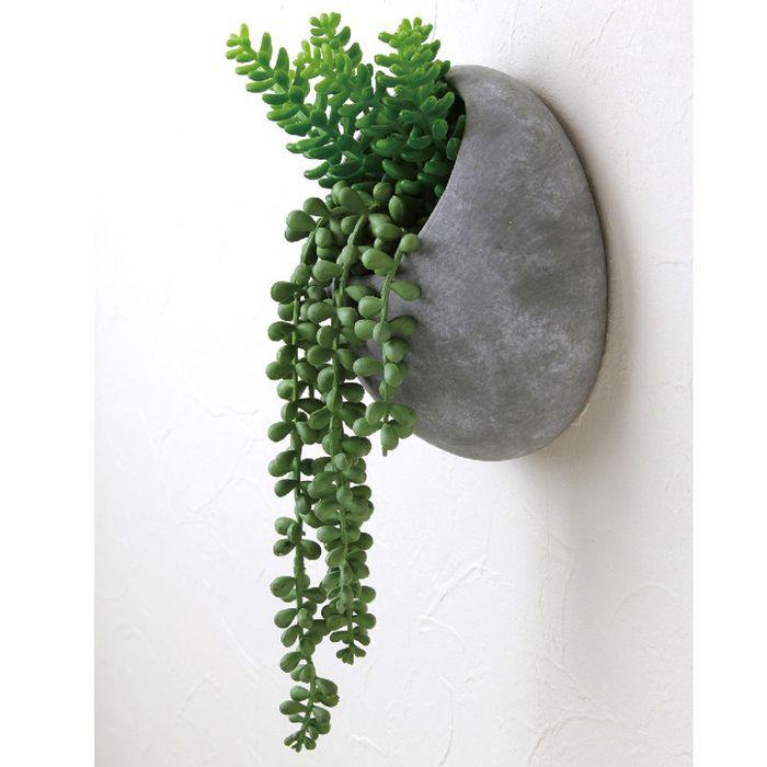 人工観葉植物 スパイス フェイクグリーン ハンギングポット グリーンネックレスアレンジ Tady9090 本格派ま