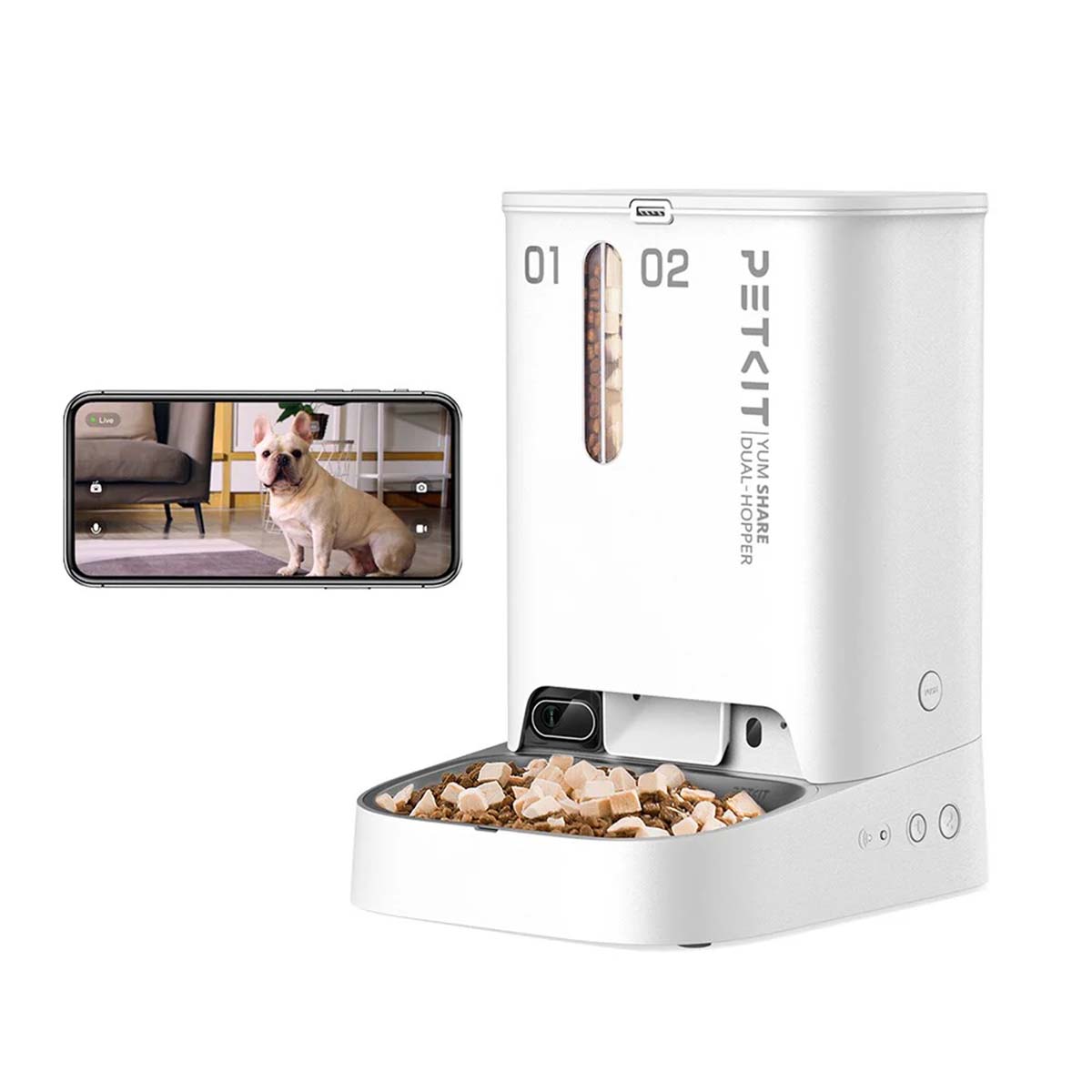 新品未使用　skymee Smart Feeder AI 自動給餌器 SKYMEE SMART FEEDER 自動給餌機（スカイミー 自動給餌器 wifi
