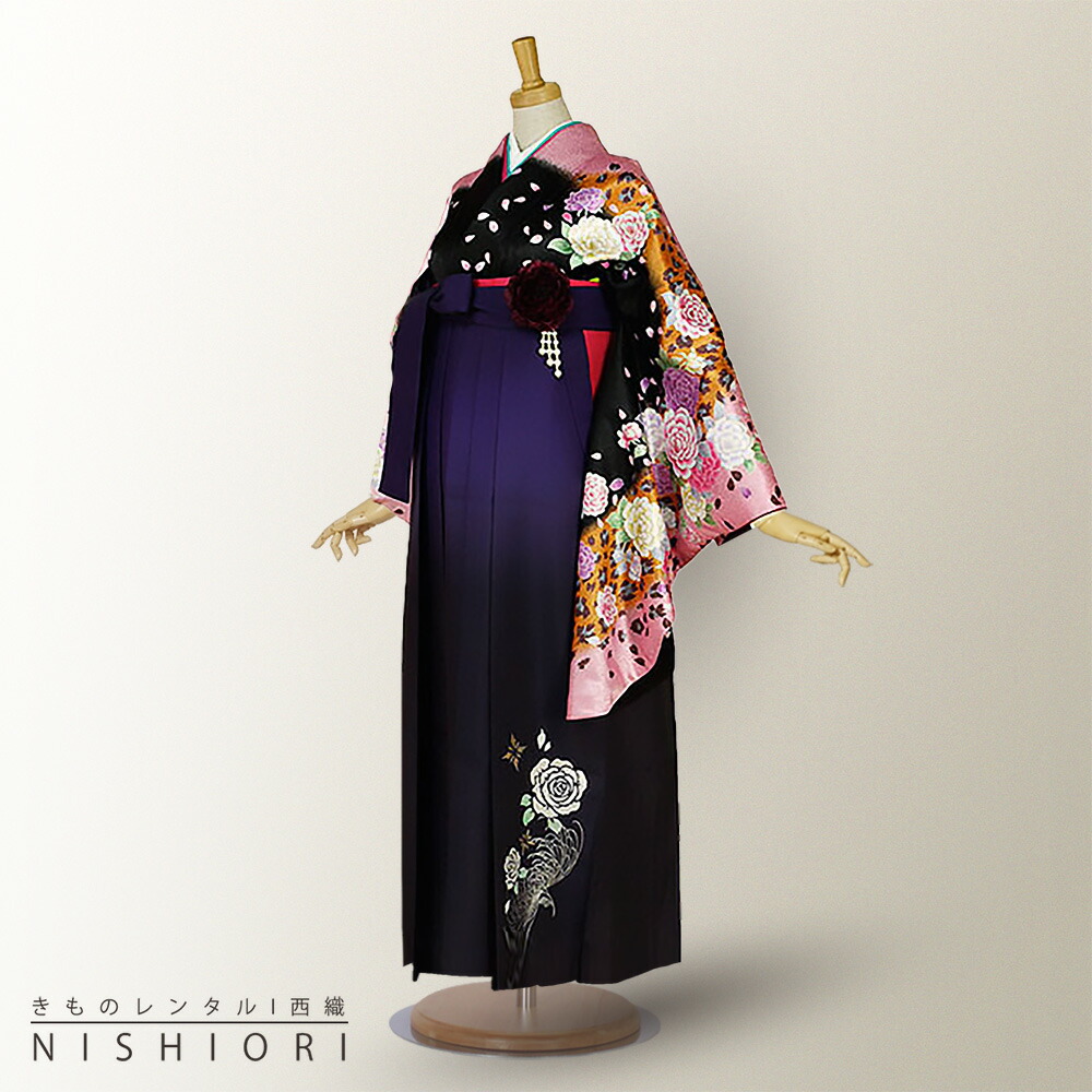 注文割引 2尺袖着物と袴フルセットレンタル 貸衣装 卒業式 刺繍 ブルー 紫系 袴 袴 ジュニア袴 小学生 対応可 B1ag0153 Pkmgamping1 Slemankab Go Id