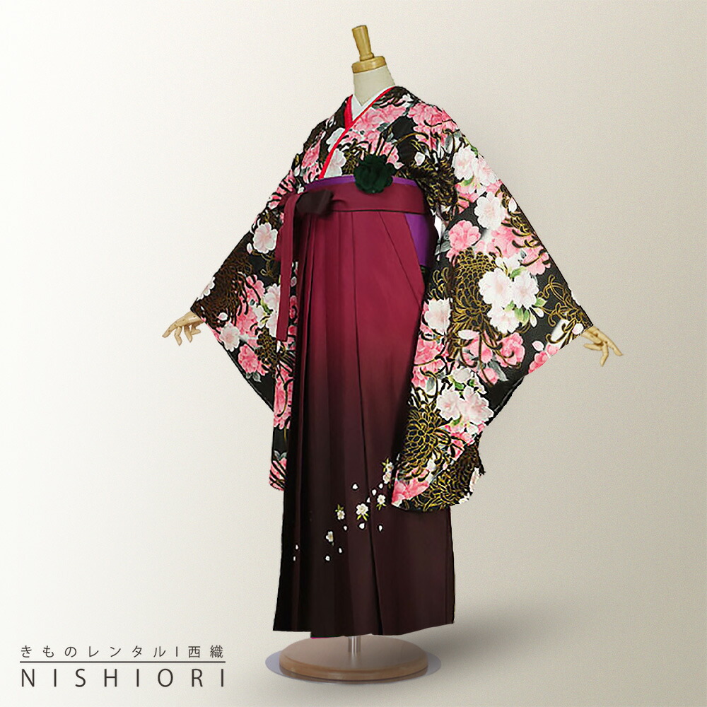 袴　レザー　Mサイズ 楽天市場】中村里砂×JAPAN STYLE 二尺袖 着物 袴 レンタル フル