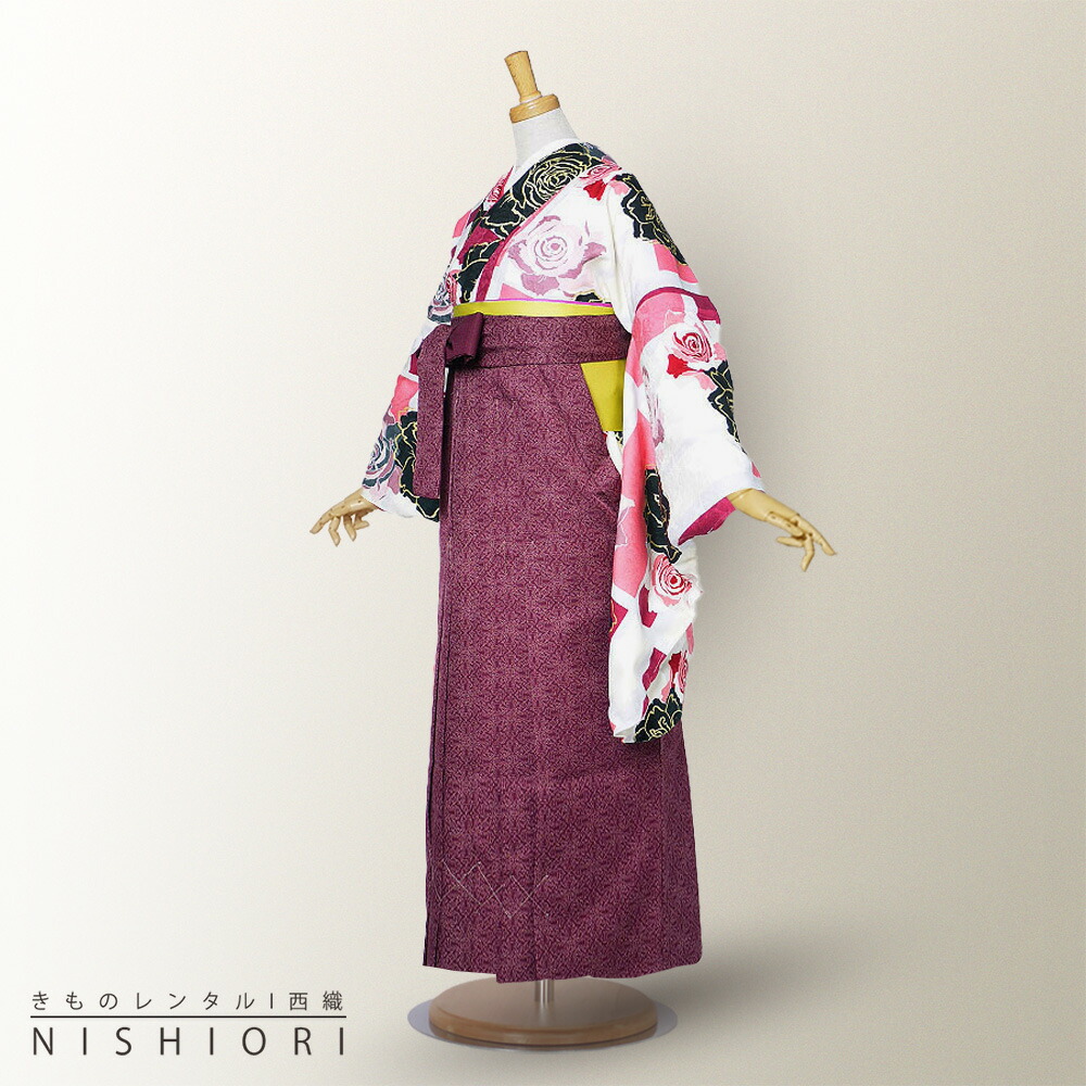 楽天市場】二尺袖 着物 と袴 フルセット レンタル 【貸衣装・卒業式