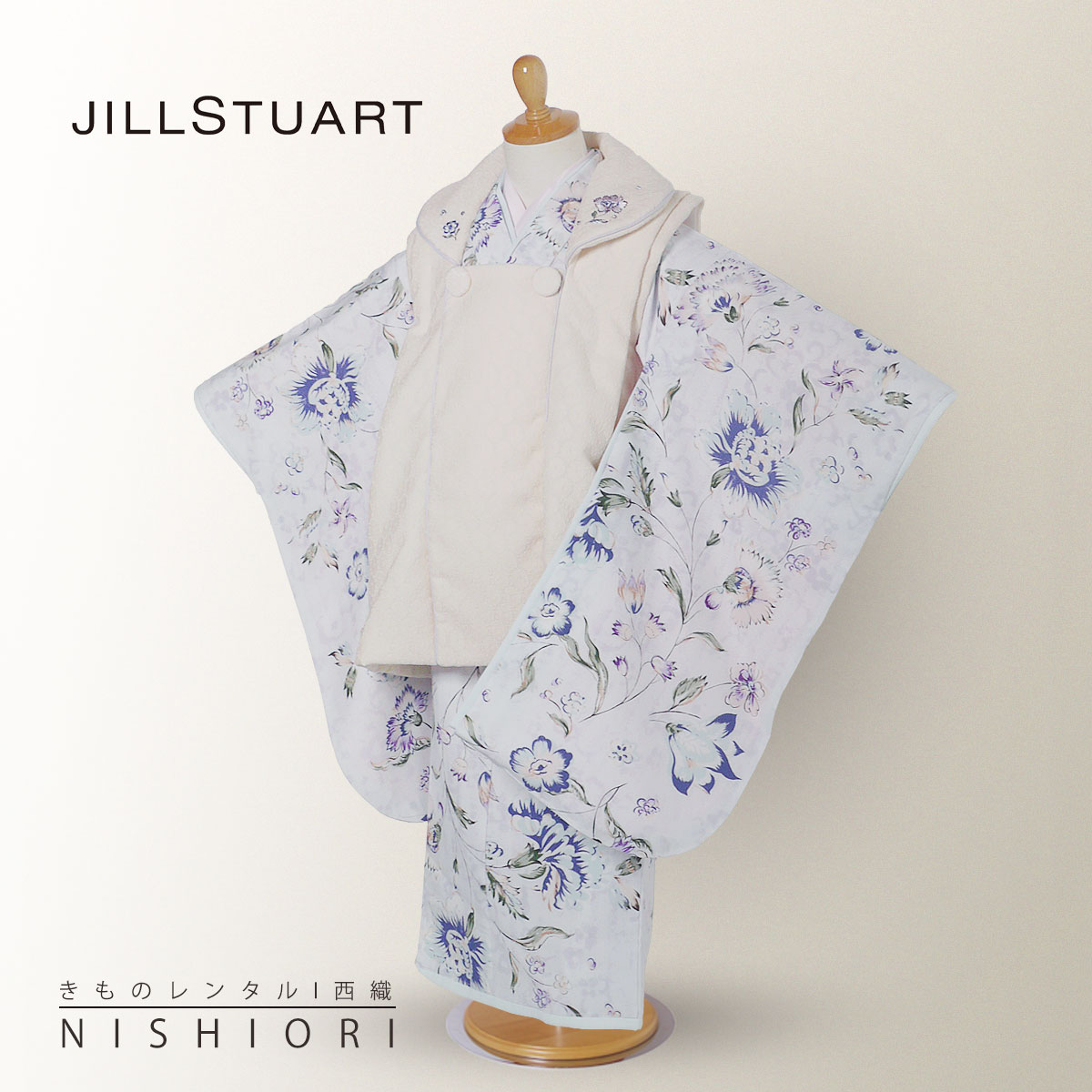 Jillstuart 21年 新作 七五三レンタル 女の子 3歳 着物 被布 753着物 フルセット 着物レンタル 貸衣装 七五三 三歳 子供着物 女児 子ども 可愛い ひな祭り 結婚式 和装 ジルスチュアート ブランド古典 白 青 紫 往復送料無料 No 3262 Gf2 Andapt Com