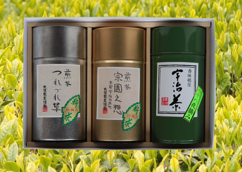 2023 新茶 宇治茶 宗園の想 つれづれ草 八十八夜 煎茶 進物セット送料無料KY smtb-k ky 宇治茶 仏事 お中元