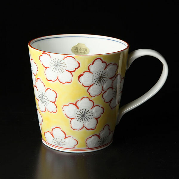 楽天市場】京焼・清水焼 桜花交趾組湯呑み 京泉窯【和食器】【京都