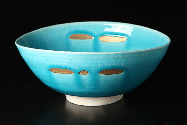 楽天市場】荒木義隆監修 小僧窯 トルコブルー金彩 七寸皿【和食】【和