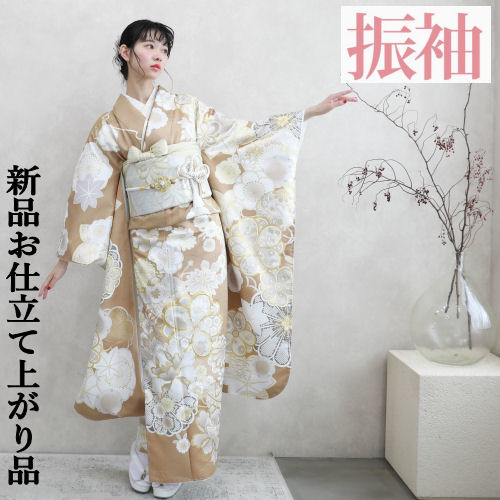 楽天市場】振袖 仕立て上がり Mサイズ 合繊 本振袖 振り袖 成人式 袷
