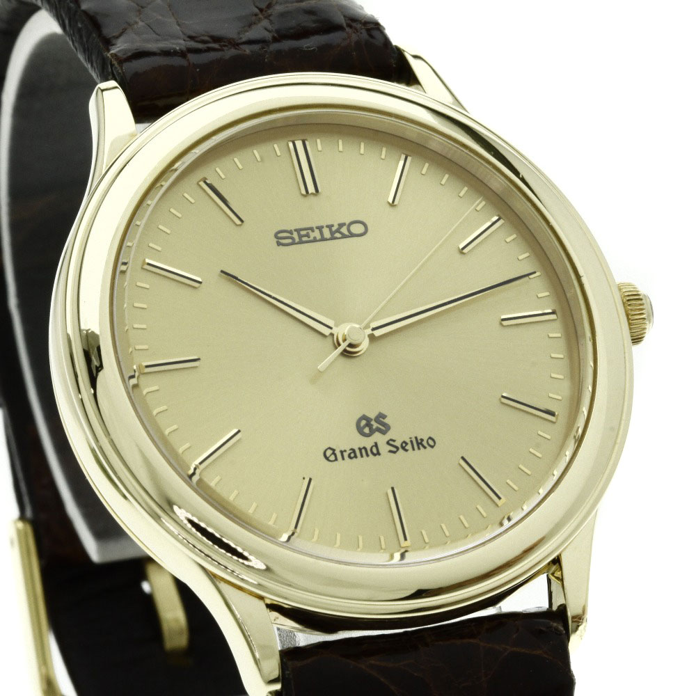 【楽天市場】SEIKO 9581-7000 グランドセイコー 腕時計 K18イエローゴールド/アリゲーター メンズ 【中古】【セイコー