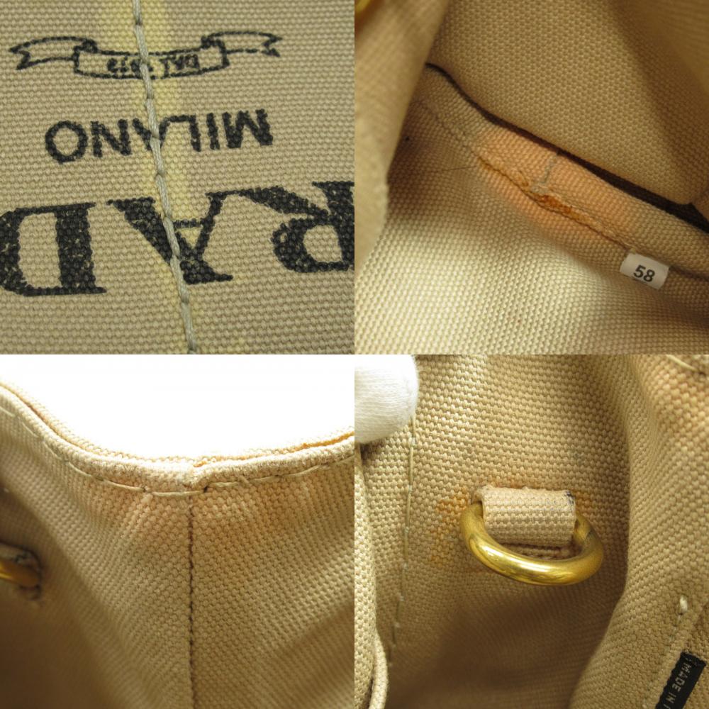 PRADA カナパミニ 2way ハンドバッグ キャンバス レディース 【】【プラダ】