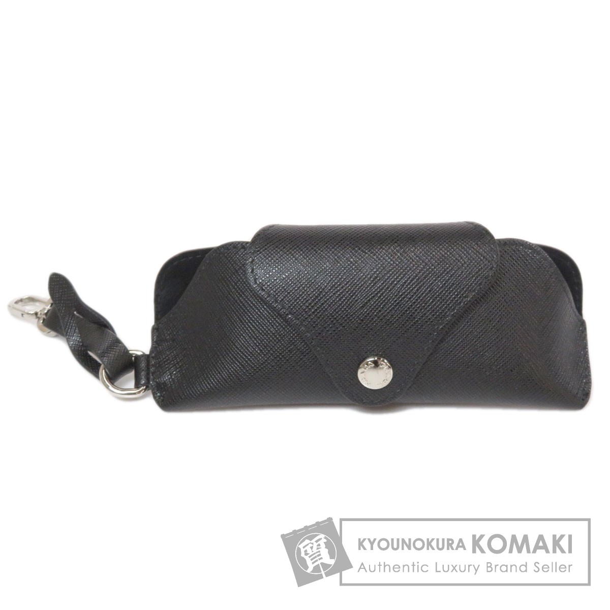 ユニセックス 中古 Prada プラダ 最安挑戦 フック付き ブランド京の蔵小牧 Prada フック付き プラダ レザー 宅配買取 フック付き メガネケース プラダ メガネケース