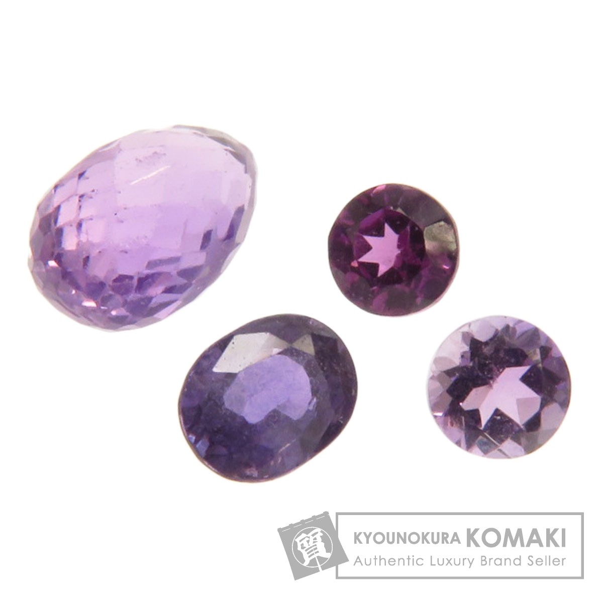 パープルサファイア ルース  0.27g レディース 【中古】