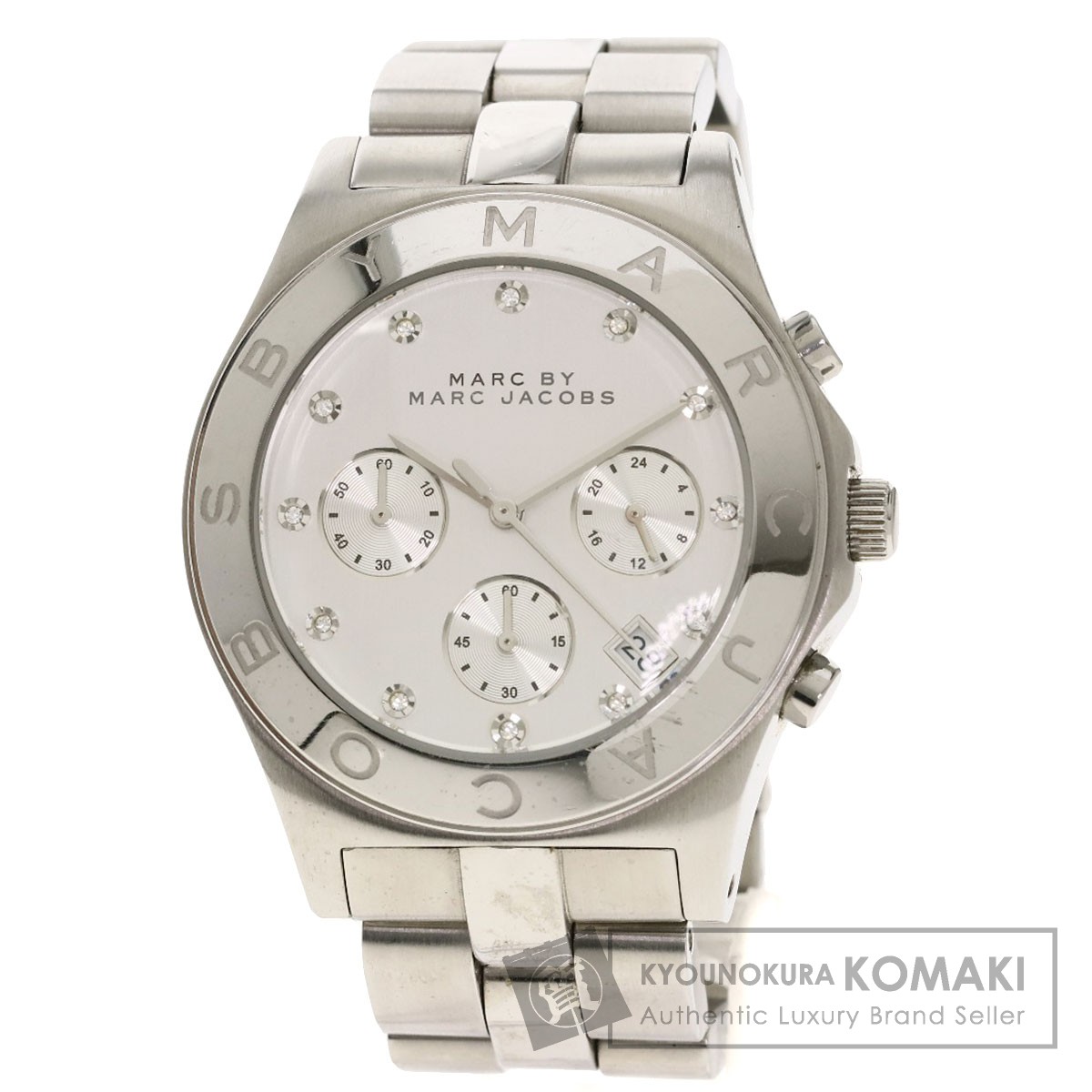 保障できる Jacobs Marc By 中古 Marc メンズ ステンレススチール Ss 腕時計 ラウンドフェイス Mbm3100 マークバイ マークジェイコブス Rashiastrologer Com