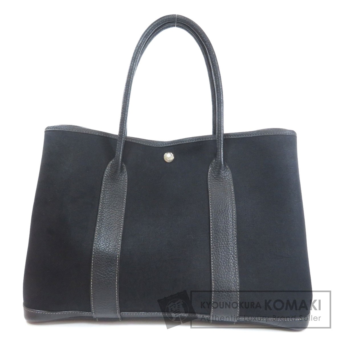 エルメス ガーデンパーティpm 男女兼用バッグ トートバッグ キャンバス レディース レディース 中古 Hermes バッグ ブランド京の蔵小牧 最安挑戦 Hermes エルメス ガーデンパーティpm トートバッグ