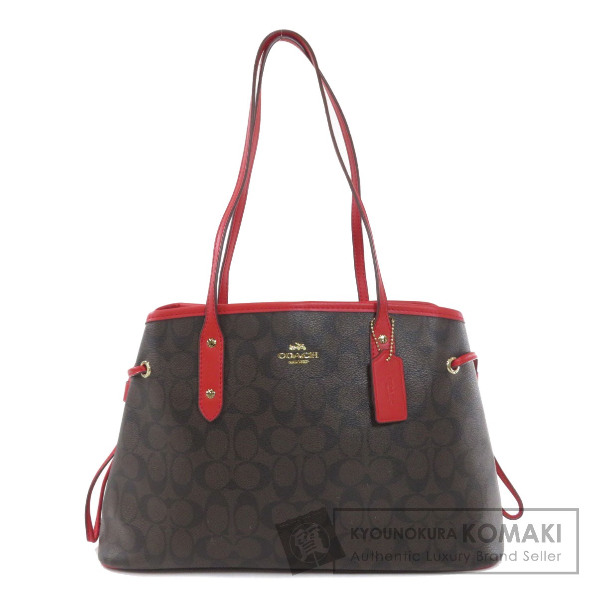 史上最も激安 トートバッグ 中古 Coach レディース Pvc トートバッグ シグネチャー F57842 コーチ Pascasarjana Unsrat Ac Id