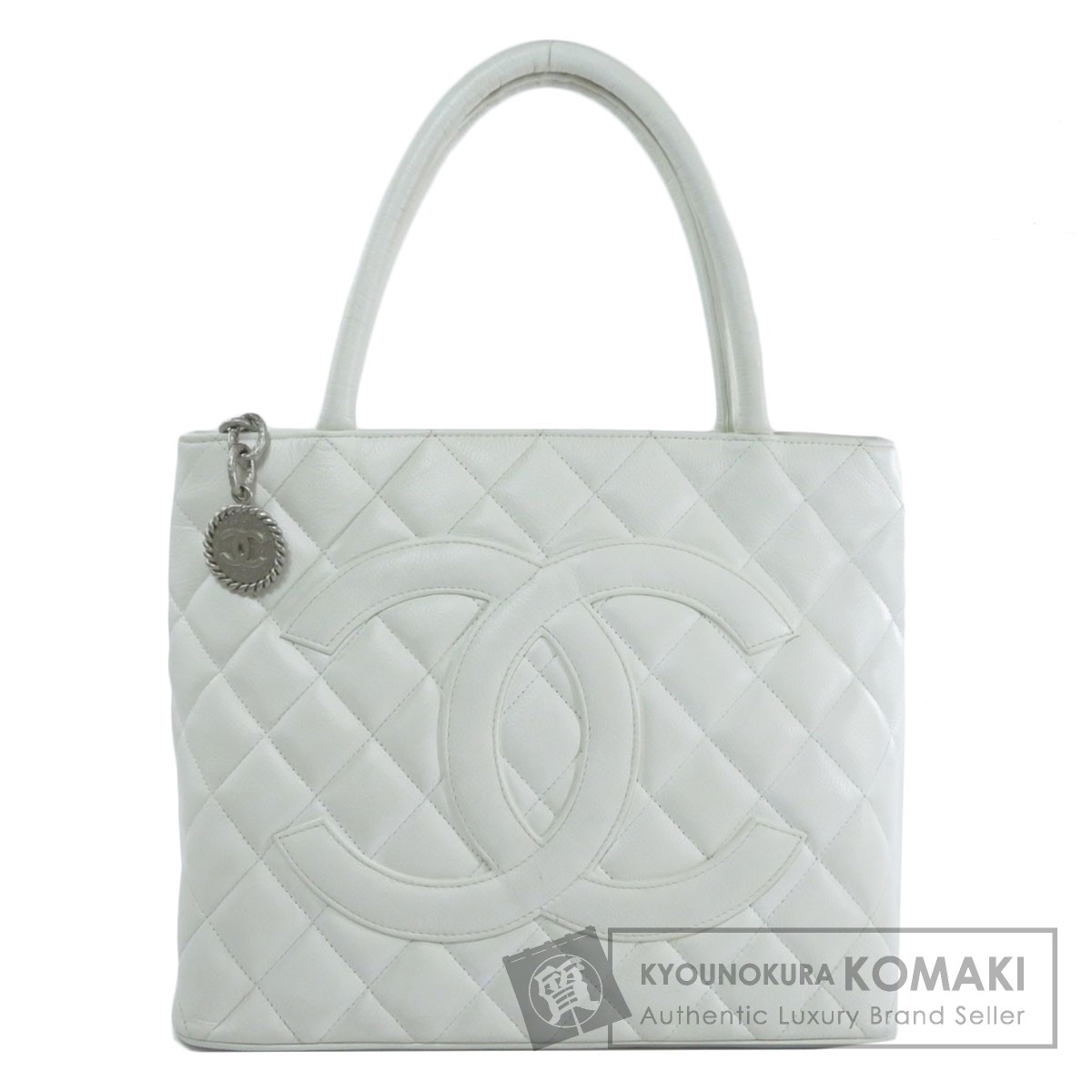 激安直営店 シャネル 復刻トートシルバー金具 美品CHANEL - バッグ