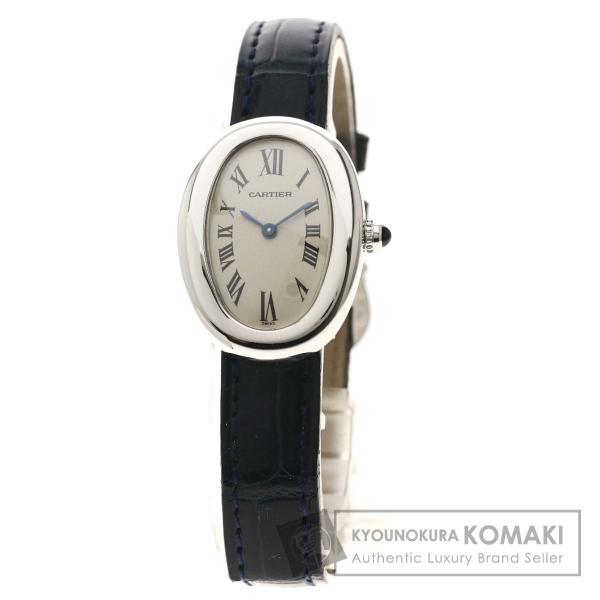 カルティエ W ベニュワール 技時計 K18ホワイトゴールド 箱 レディース 中古 Cartier Cartier カルティエ W ベニュワール 腕時計 Pasadenasportsnow Com