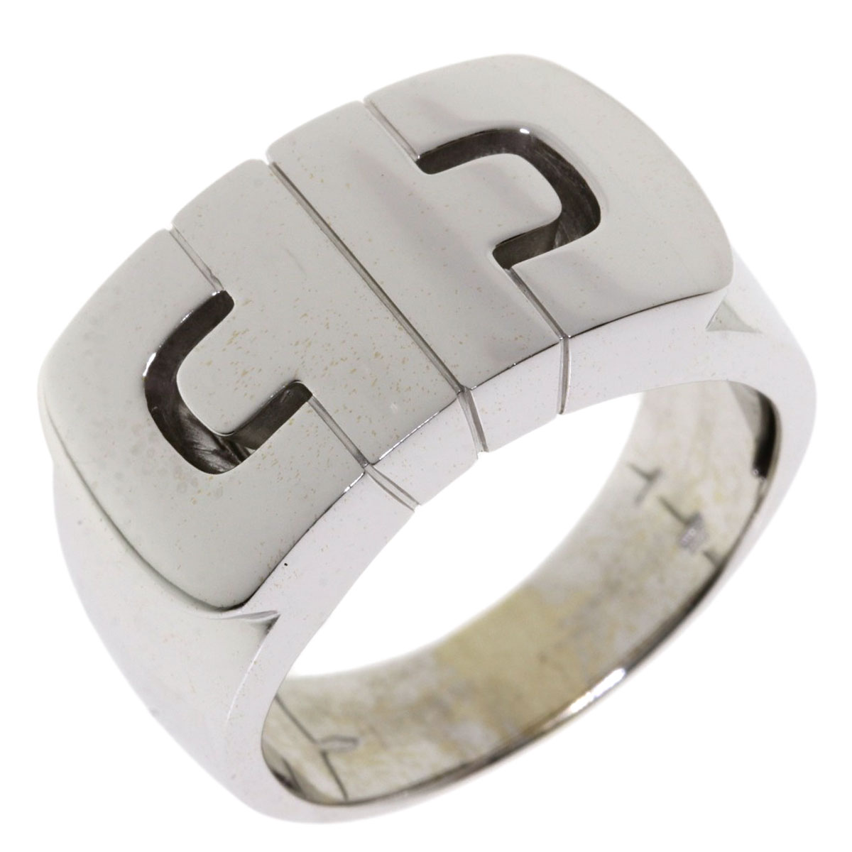 ブルガリ パレンテシ リング 指輪 K18ホワイトゴールド メンズ 中古 Bvlgari septicin Com