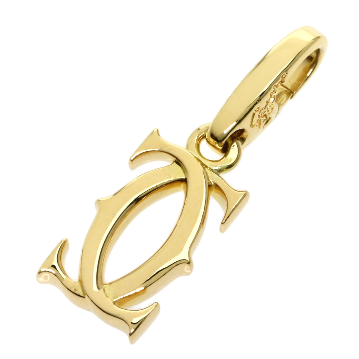 カルティエ 2c チャーム ペンダントトップ K18イエローゴールド ユニセックス 中古 Cartier Salon Raquet De