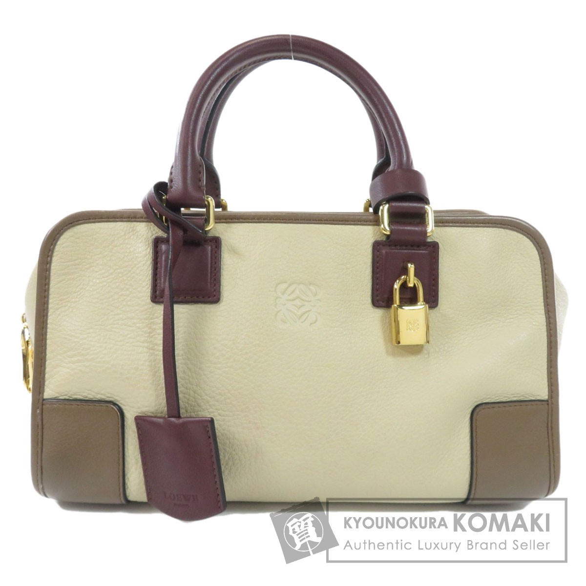 ロエベ アマソナ ハンドバッグ レザー レディース 中古 Loewe Ice Org Br