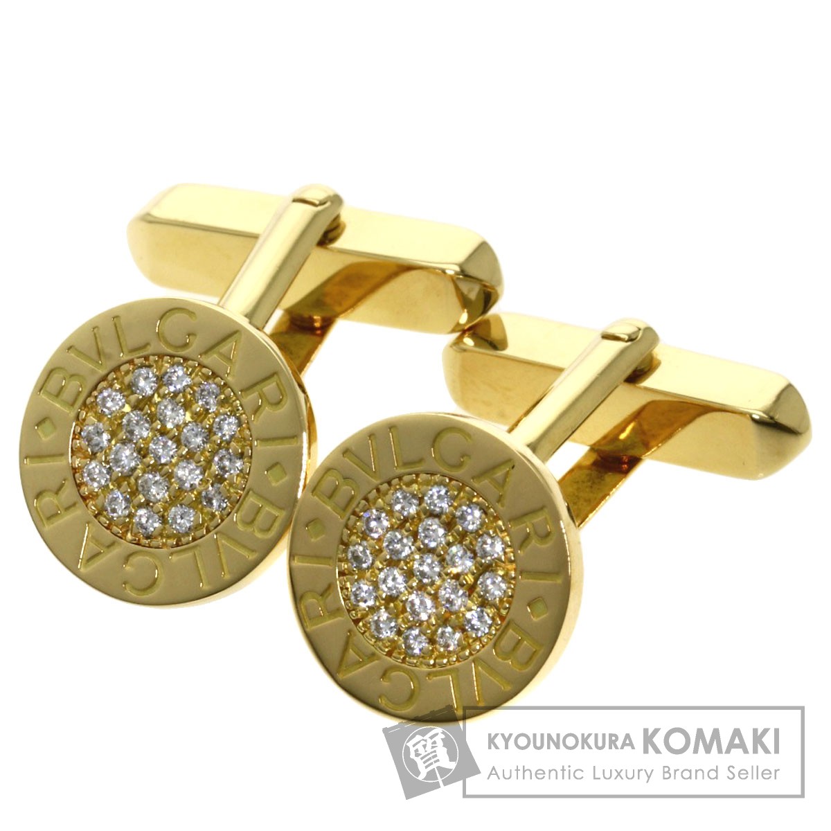 99%OFF!】 MIKIMOTO ミキモト ダイヤモンド カフス K18イエローゴールド メンズ 中古