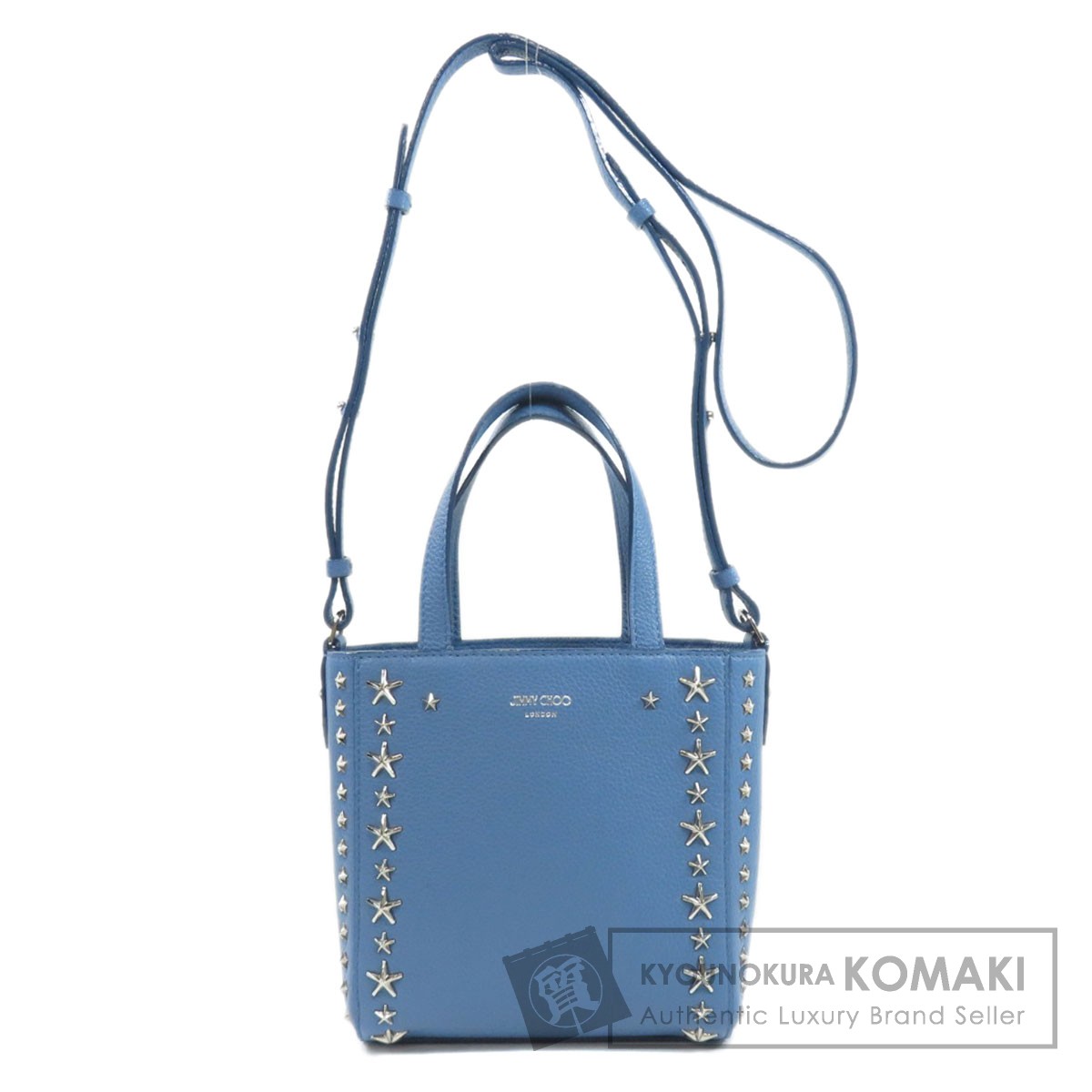 【楽天市場】ジミーチュウ 2WAY スターモチーフ ハンドバッグ レザー レディース 【中古】【Jimmy Choo】：ブランド京の蔵小牧【最安挑戦！】