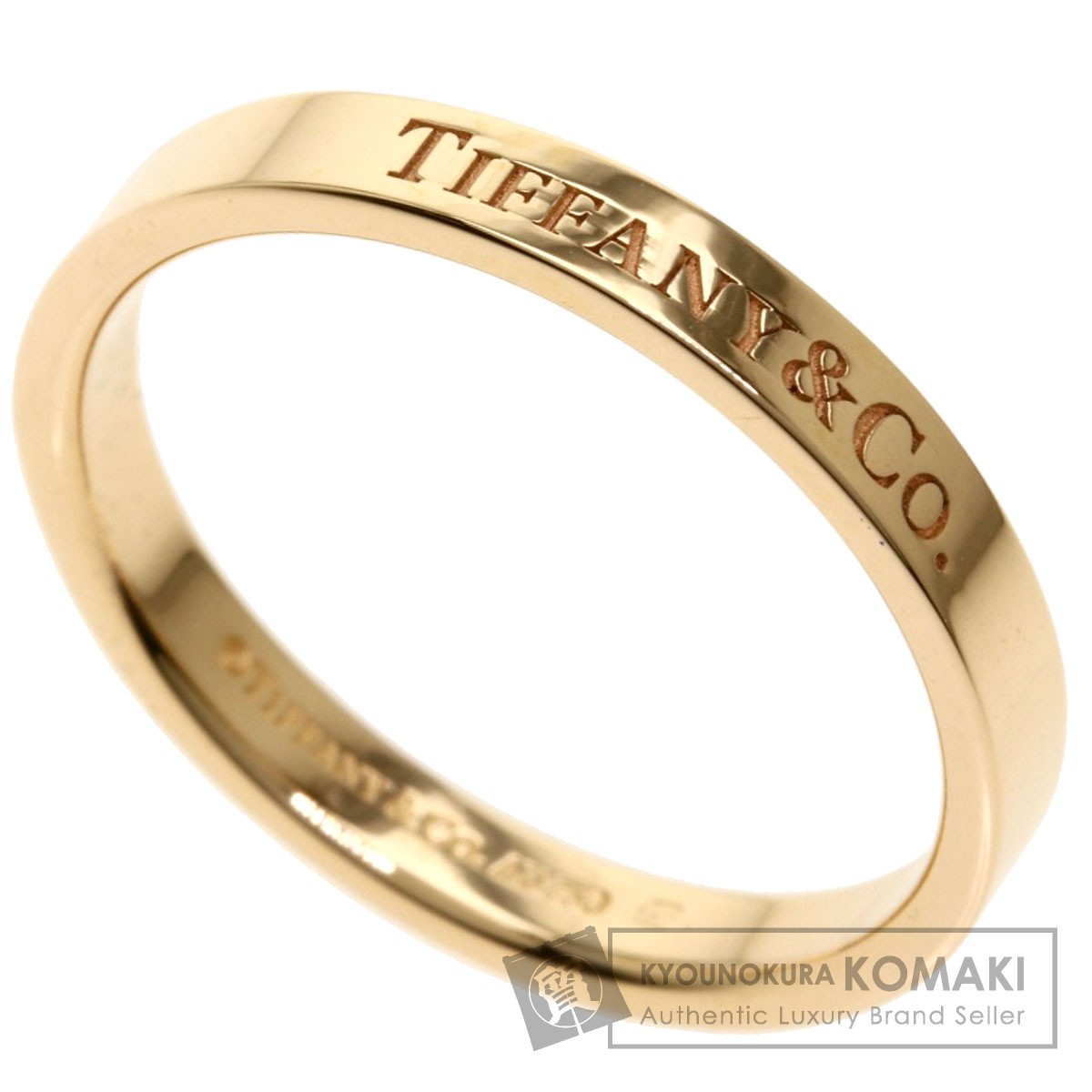 ティファニー フラットバンド リング・指輪 K18ピンクゴールド レディース 【中古】【TIFFANYCo.】