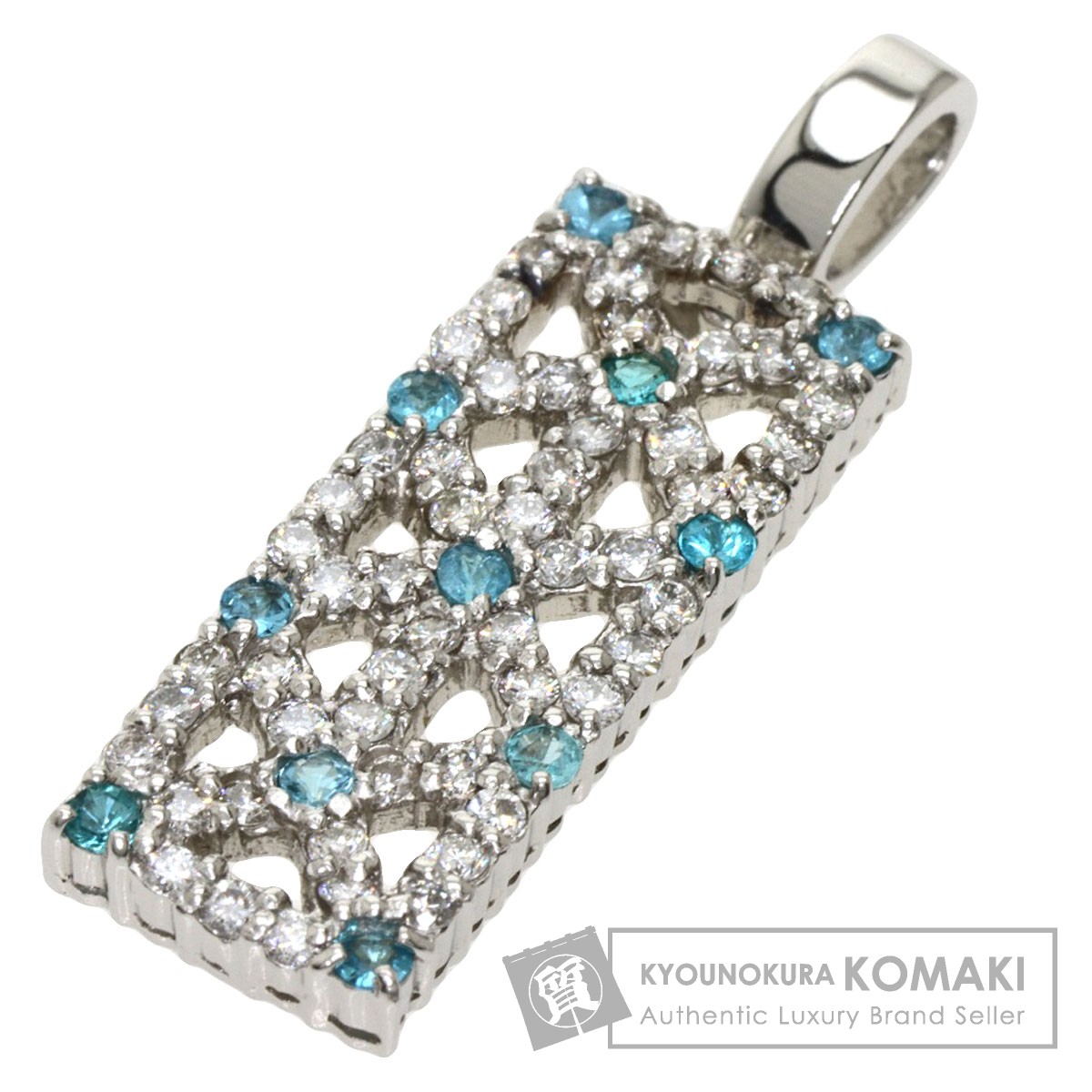 0.47ct トルマリン ダイヤモンド ペンダントトップ レディース