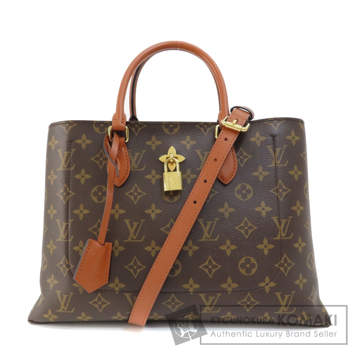 ルイヴィトン M43770 フラワートート モノグラム ハンドバッグ モノグラムキャンバス レディース 【中古】【LOUIS VUITTON】