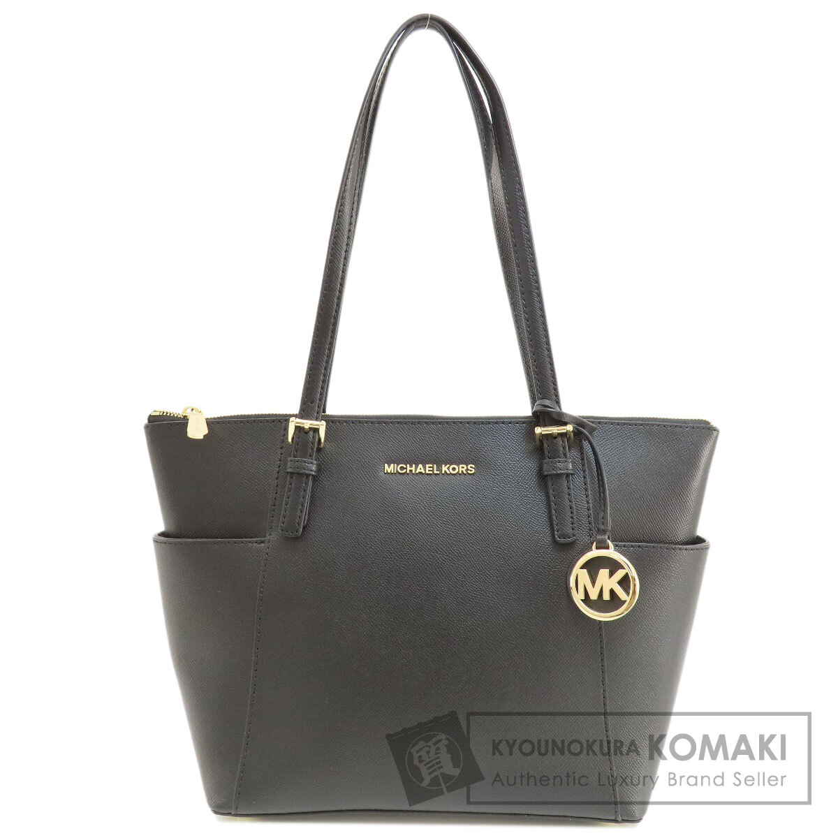 マイケルコース ロゴ トートバッグ レザー レディース 【中古】【Michael Kors】