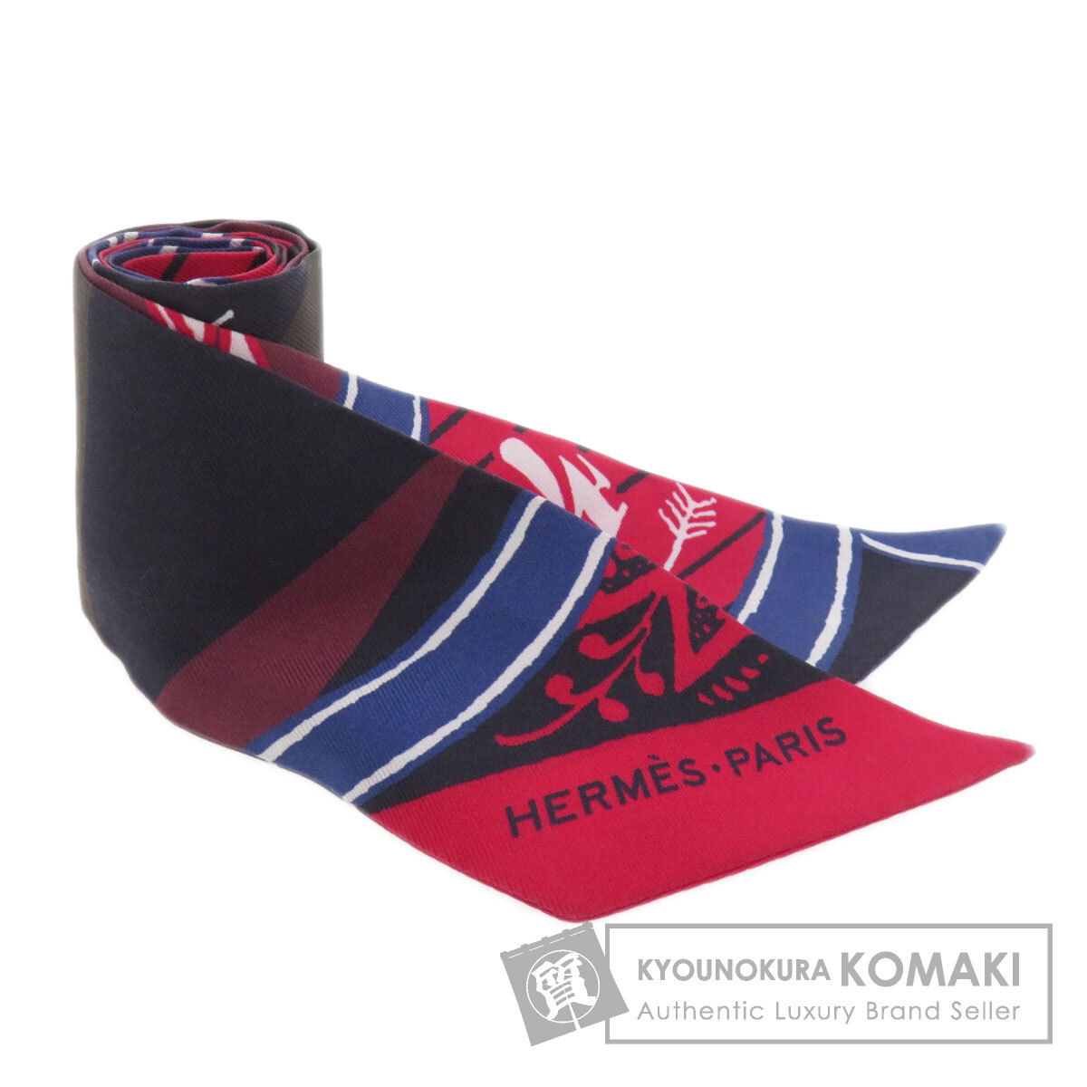 エルメス ツイリー スカーフ シルク レディース 【中古】【HERMES】