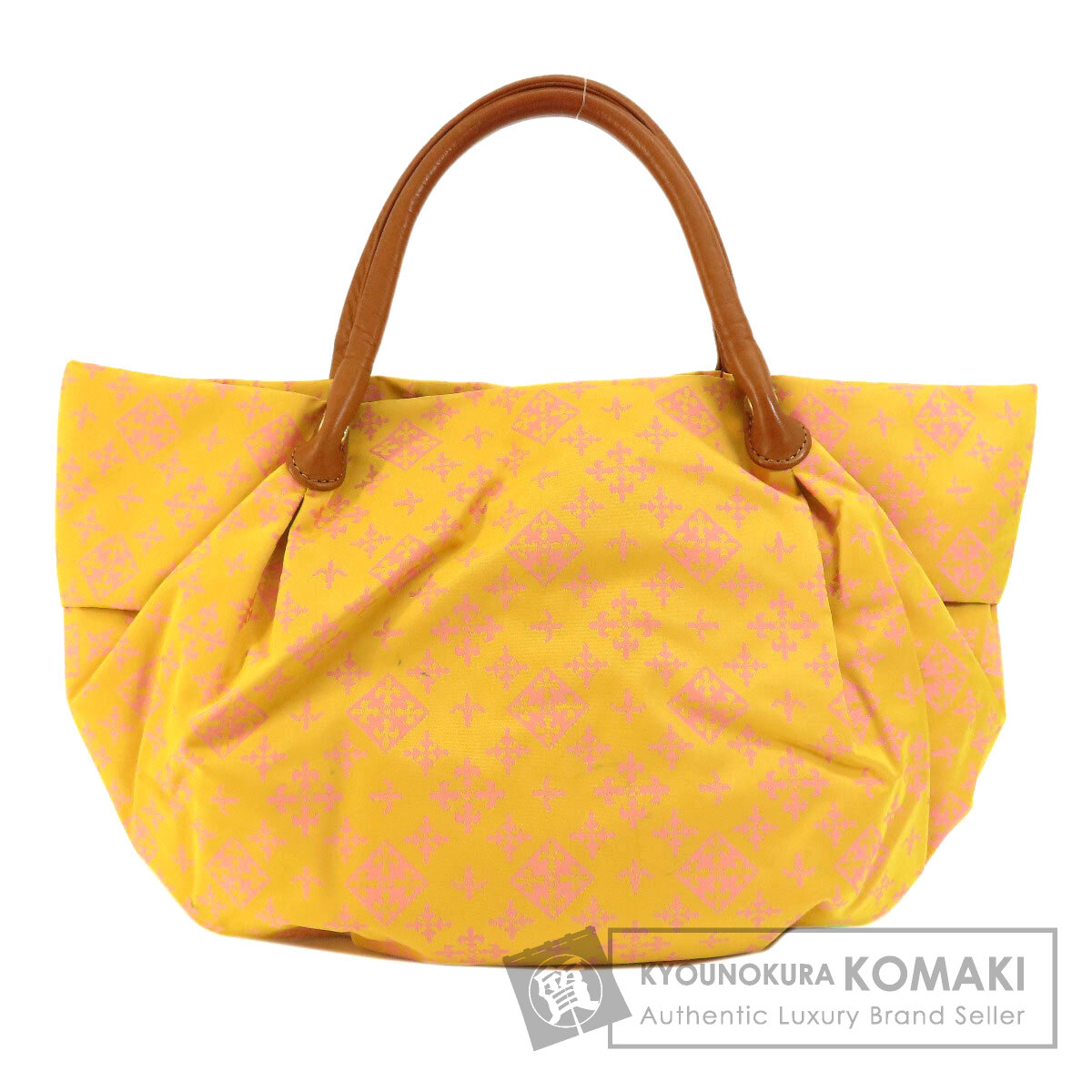 ラシット 百合紋章 ハンドバッグ ナイロン素材 レディース 【中古】【russet】