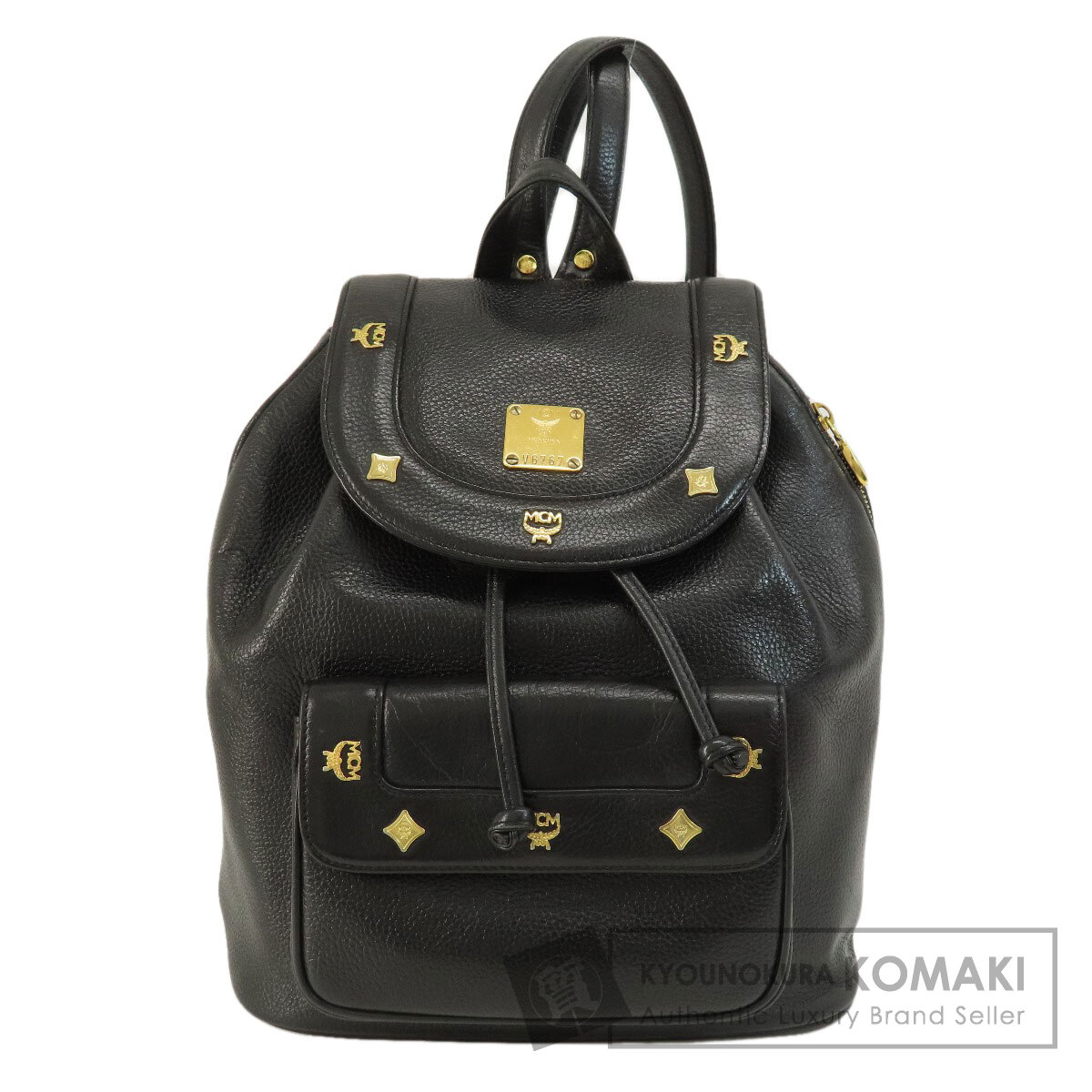 エムシーエム ロゴ リュック・デイパック レザー レディース 【中古】【MCM】