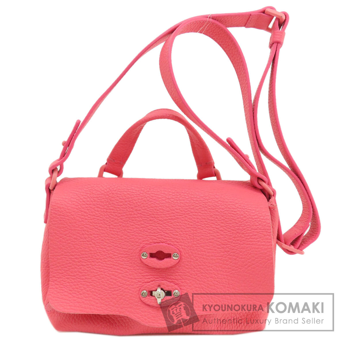 ザネラート 2WAY ハンドバッグ レザー レディース 【中古】【ZANELLATO】