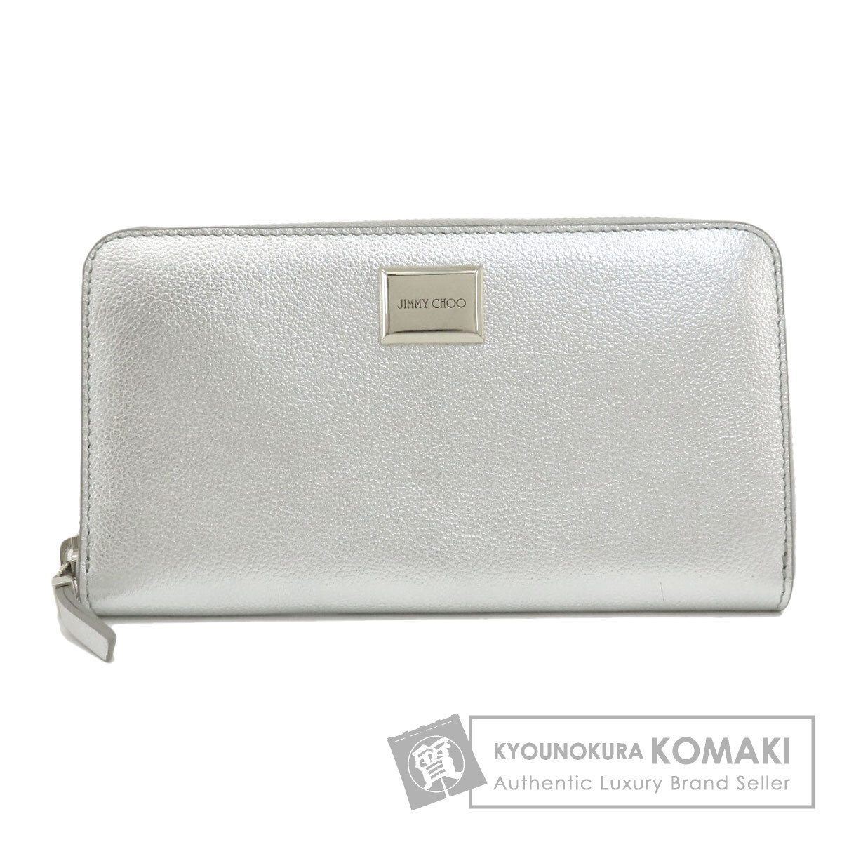 ジミーチュウ ロゴ 長財布（小銭入れあり） レザー レディース 【中古】【Jimmy Choo】