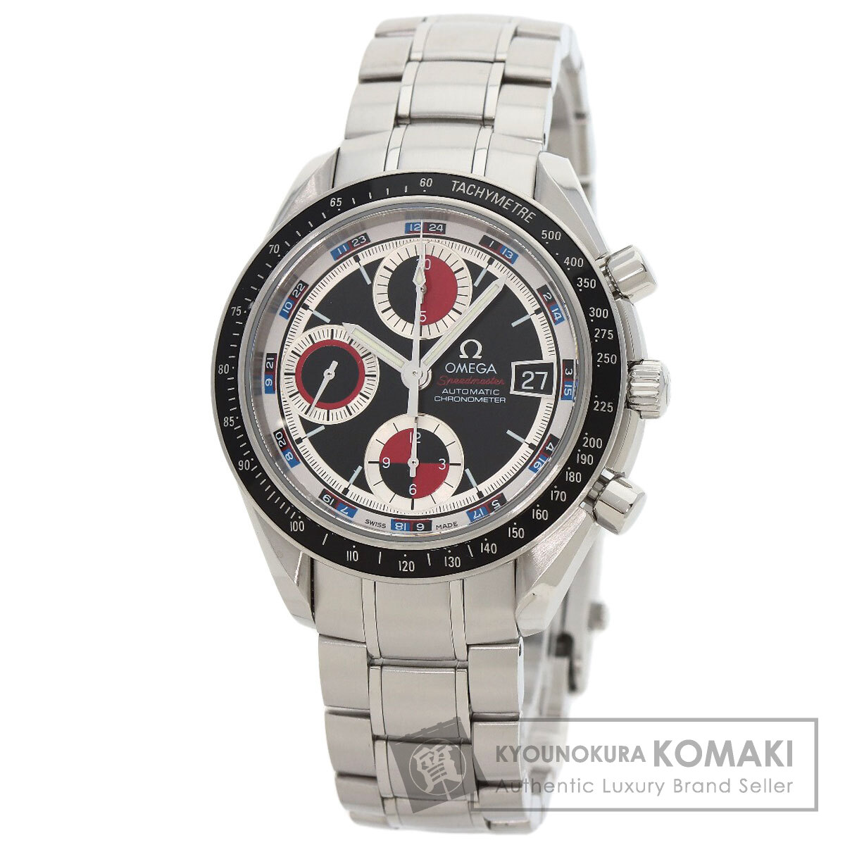 ゼロ 3210.52 素早さ御師匠さん クロノグラフ ウオッチ ステンレス鋼スチール写真/SS メンズ 【中古】【OMEGA】