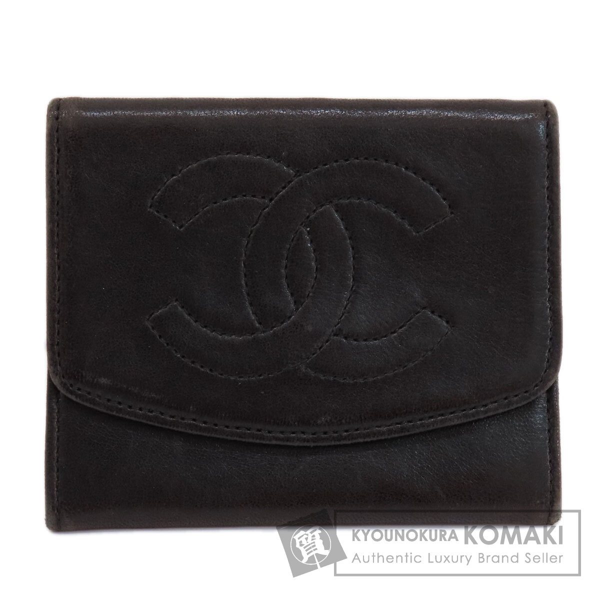 シャネル ココマーク コインケース ラムスキン レディース 【中古】【CHANEL】