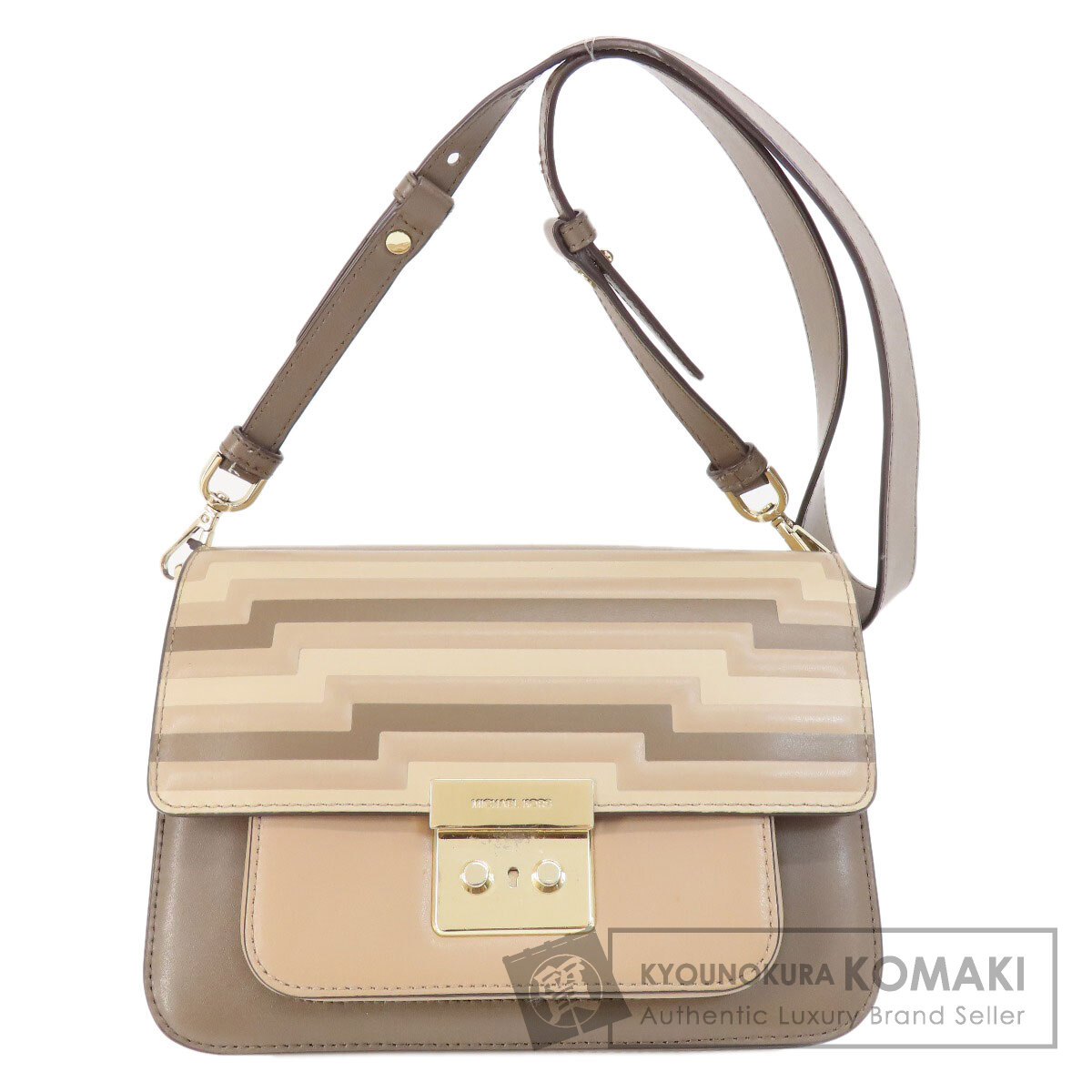 マイケルコース ロゴ ショルダーバッグ レザー レディース 【中古】【Michael Kors】