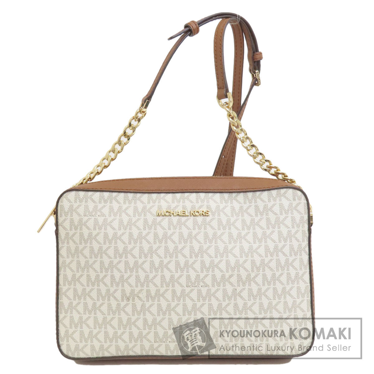 マイケルコース MKシグネチャー ショルダーバッグ PVC レディース 【中古】【Michael Kors】