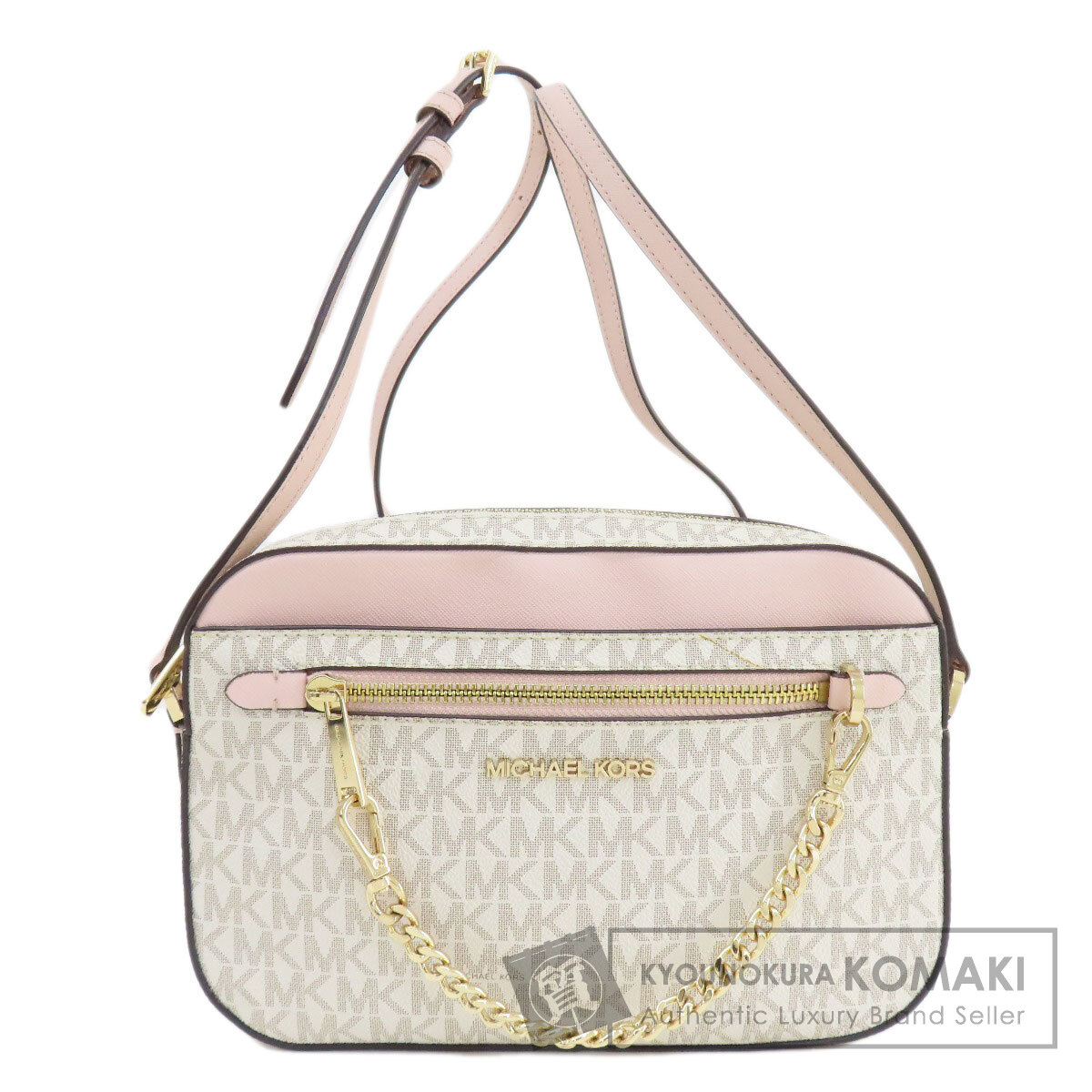 マイケル教科課程 MK書き判 ショルダーバッグ PVC レディース 【中古】【Michael Kors】