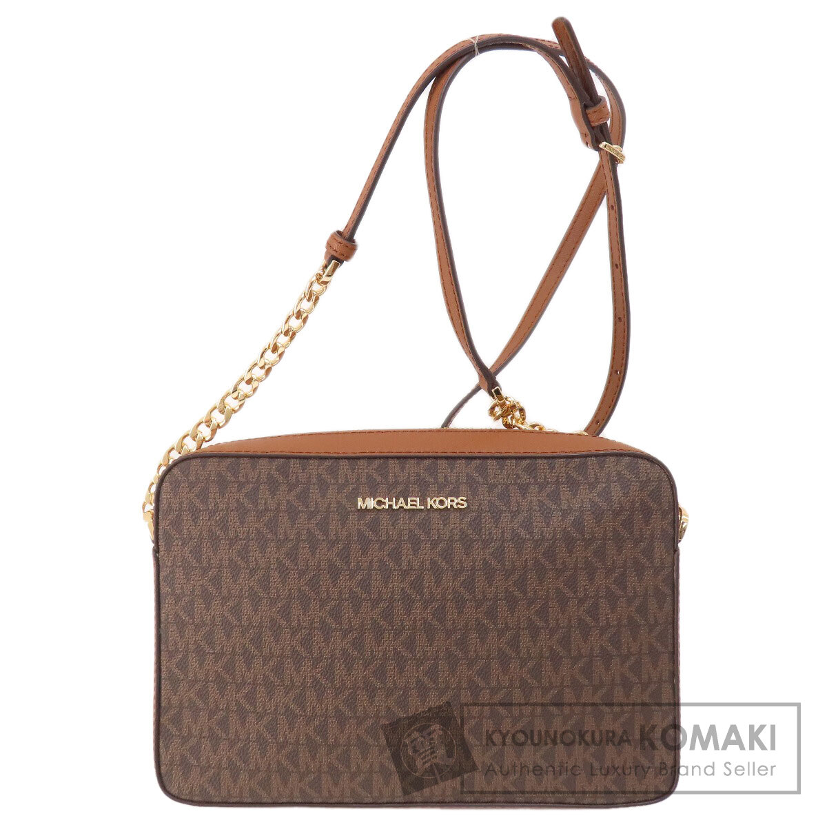 マイケル教科課程 MK書き判 ショルダーバッグ PVC レディース 【中古】【Michael Kors】